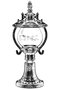 Opviq Lámpara de Pared Exterior Marrón BSU-68205-BKR-K